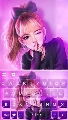 Kpop Pink Girl Themes android App screenshot 0