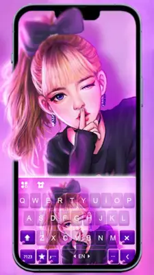 Kpop Pink Girl Themes android App screenshot 4